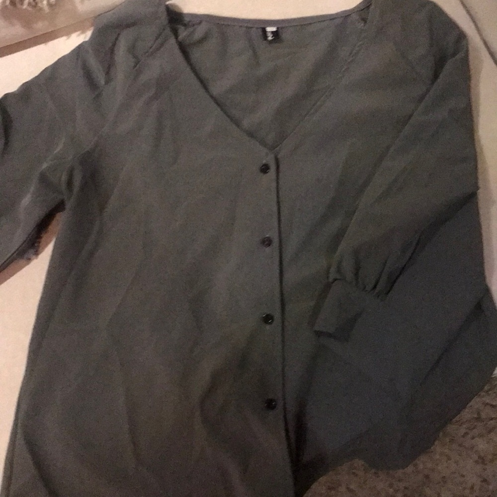 Grey blouse